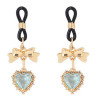 Generique Pince-Tétons Heart Diamond Bleu